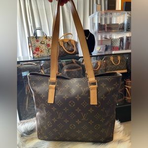 LOUIS VUITTON Cabas Piano Monogram Shoulder Bag